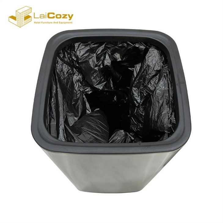 Comercio al por mayor 7L 10L 12L Cubo de basura de acero inoxidable para interiores